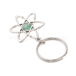 7шт. брелки из натуральных драгоценных камней&nbsp;KEYC-JKC01244