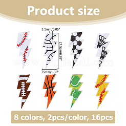 16 шт. 8-х цветные заплатки для исправления молний&nbsp;PATC-HS0001-06