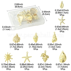 9 шт. 9 стиля подвески из сплава серии Ocean&nbsp;FIND-FS0003-31