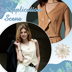 4 шт. латунные пуговицы с 1 отверстиями&nbsp;BUTT-MA0001-15A-G