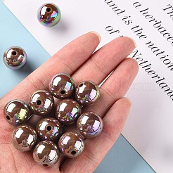 Непрозрачные акриловые бусины&nbsp;X1-MACR-S370-D16mm-A17