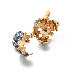 Подвески из бисера со стразами из сплава&nbsp;ENAM-M047-02G-A