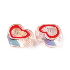 Uv акриловые покрытия бусины&nbsp;X-OACR-K005-23