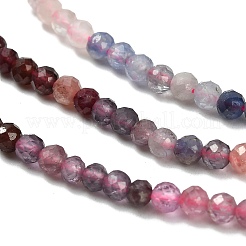 Нити бусин из натурального танзанита и цветной шпинели&nbsp;G-Z106-A04-3mm