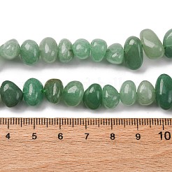 Естественный зеленый авантюрин бисер нитей&nbsp;LS-G-RM250109-B1