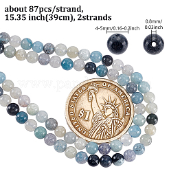 Натуральные нити троллейтовых бусин&nbsp;G-NB0006-11A