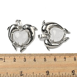 Природные смешанные подвески каменное сердце&nbsp;G-M434-02P