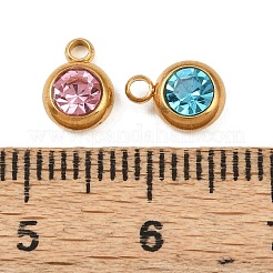 Подвески из нержавеющей стали со стразами&nbsp;STAS-G368-01G