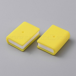 Силиконовые бусины в форме книги&nbsp;SIL-WH0002-93J