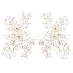 Полиэстер акрил стразы аппликация вышивка АБС пайетки&nbsp;FIND-WH20019-165A-02