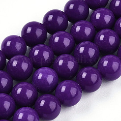 Натуральный лепидолит / пурпурный слюдяный камень бисер пряди&nbsp;G-T140-6mm-06