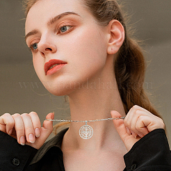 4шт. 2-х цветная подвеска из нержавеющей стали 304&nbsp;STAS-UN0047-44