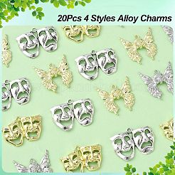 Подвески из сплава 20 шт.&nbsp;PALLOY-CJ0002-45