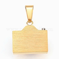 Подвески из нержавеющей стали 304 с кубическим цирконием&nbsp;STAS-F168-34G