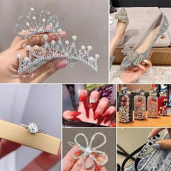 30 шт. 5 стиля кубических циркониевых кабошонов ZIRC-YW0001-14