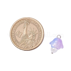 Подвески из прозрачного стекла в форме гриба&nbsp;PALLOY-JF03654-02