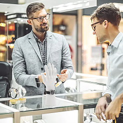 PP пластиковый манекен правый держатель дисплея часов&nbsp;ODIS-WH0070-12B