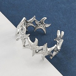 Кольца-манжеты из нержавеющей стали 304 для женщин&nbsp;RJEW-A079-03C-P