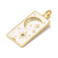 Подвески из латуни и кубического циркония&nbsp;KK-L216-008G-02