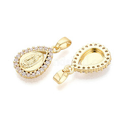 Религия латунь микро проложить цирконий подвески&nbsp;KK-T073-46G