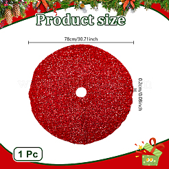 Юбка из полиэстера с пайетками для рождественской елки&nbsp;DIY-WH0622-400A