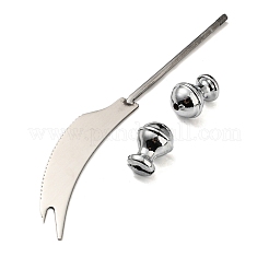 Лопатки для торта из нержавеющей стали 201&nbsp;LS-AJEW-P114-01D-P