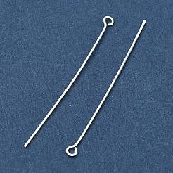 Шпильки для ушей из латуни с серебряным покрытием диаметром 50 мм.&nbsp;X-EPC5.0cm-S