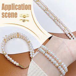 20 шт. латунные подвески-коннекторы с прозрачным кубическим цирконием&nbsp;KK-BC0012-40