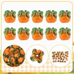 36 шт. бусины ручной работы в стиле осенней тематики&nbsp;LAMP-FS0001-70