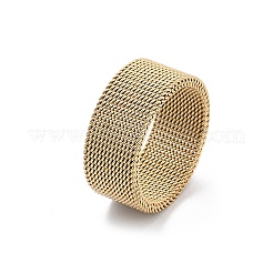 201 перстень из нержавеющей стали&nbsp;RJEW-H242-01B-G