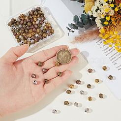 120 шт. 4 цвета бусины из сплава в тибетском стиле&nbsp;FIND-PH0028-85