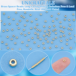 200 шт. латунные распорные бусины для покрытия стойки&nbsp;FIND-UN0015-49