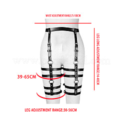 Регулируемые цепи из сплава и искусственной кожи для женщин&nbsp;FS-WG282E8-01