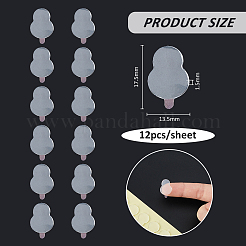 Прозрачный силиконовый двухсторонний скотч&nbsp;DIY-WH0504-425B