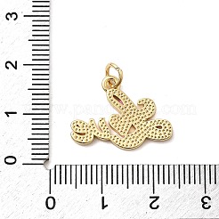 Латунь эмаль подвески&nbsp;KK-P338-33B-G