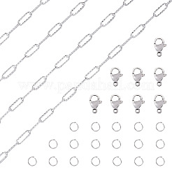 Наборы для изготовления браслетов/ожерельев из нержавеющей стали 304 своими руками&nbsp;DIY-TA0012-41B