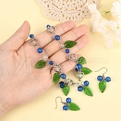 Комплекты из ожерелий и серег-колец из нержавеющей стали 304&nbsp;SJEW-YW00001