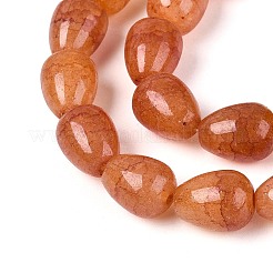 Выпечки нарисованные потрескивание стеклянные бусины пряди&nbsp;DGLA-N019-03A-05