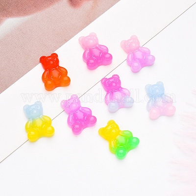 Кабошоны из непрозрачной смолы градиентного цвета X-CRES-R196-01-1