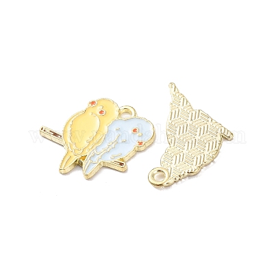 Подвески из эмали и сплава&nbsp;FIND-H062-02G-1