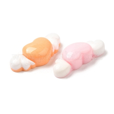 Мультяшные непрозрачные кабошоны из смолы RESI-C039-03C-1