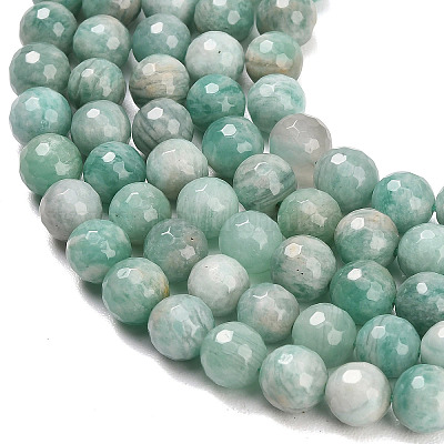 Природных амазонит бисер нитей&nbsp;G-C280-B13-8mm-1
