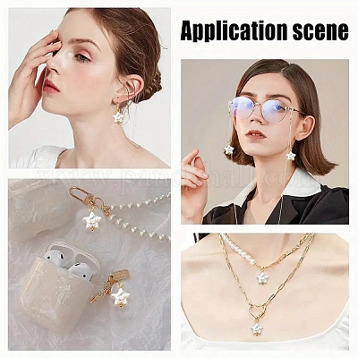 10 шт. подвески из натурального барочного жемчуга Кеши с ядрами&nbsp;PALLOY-YW00106-1