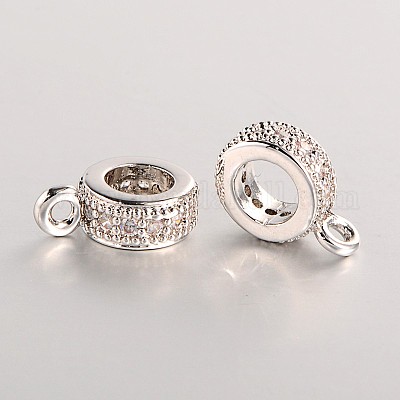 Латунные поручни из кубического циркония с микропаве ZIRC-J005-01P-1-1