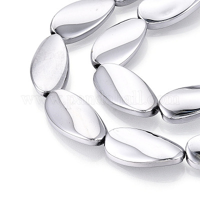 Стеклянные бусины с гальваническим покрытием &nbsp;EGLA-N055-02N-1