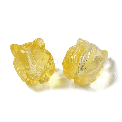 Прозрачные стеклянные бусины&nbsp;GLAA-D025-06I-1