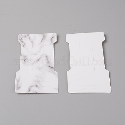 Карты дисплея скрепки для волос CDIS-WH0019-01G-1