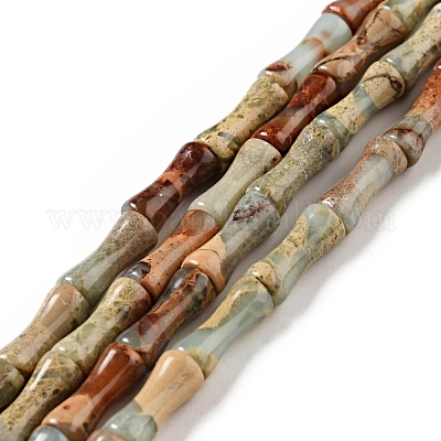 Натуральные бусины из аква терра яшмы G-E071-B02-1