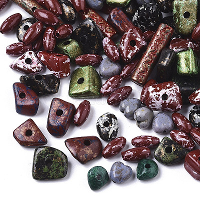 Лакированные бусины из акрила &nbsp;ACRP-N002-02-1