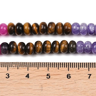 Нити из натурального тигрового глаза&nbsp;G-Z135-C13-1